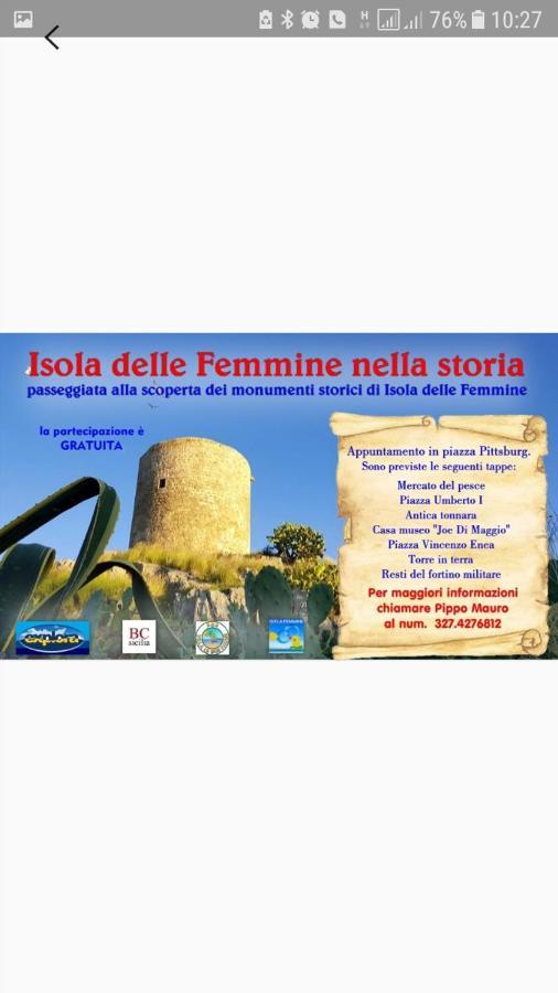 Villa Le Due Palme Isola delle Femmine Eksteriør billede